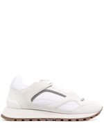 Brunello Cucinelli baskets à lacets - Blanc