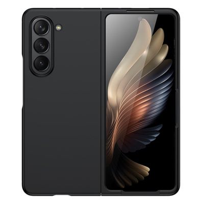 Lunso - Samsung Galaxy Z Fold5 - Backcover hoes - Zwart
