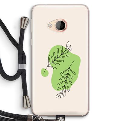 Beleaf in you: HTC U Play Transparant Hoesje met koord