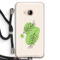 Beleaf in you: HTC U Play Transparant Hoesje met koord
