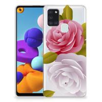 Samsung Galaxy A21s | TPU Case | Roses