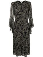 Michael Michael Kors robe mi-longue à motif cachemire - Vert