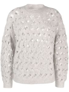 MARANT ÉTOILE Aurelia open-knit jumper - Tons neutres