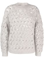 MARANT ÉTOILE Aurelia open-knit jumper - Tons neutres - thumbnail