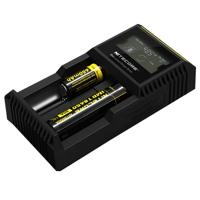 Nitecore D2 Intelligent Digi Smart Charger with LED Indicator for 14500 16340 (RCR123) 18650 22650 26650 Ni-MH and Ni-Cd (AA AAA) Battery