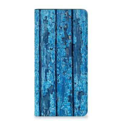 Samsung Galaxy A14 4G Book | Wallet Case | Wood Blue
