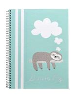 Kangaro K-89288 Spiraalblok Dream-Big A4 Lijn HC, 90gr/80 Vel 2-motieven