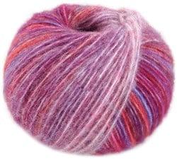 Lana Grossa Picasso 008 Lila/Violetblauw/Heather/Fuchsia/Roze/Aardbei/Roze