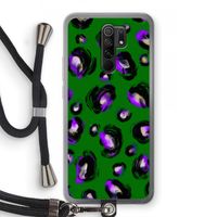 Green Cheetah: Xiaomi Redmi 9 Transparant Hoesje met koord