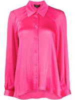 Paule Ka chemise satinée à manches longues - Rose