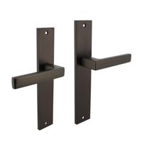 Intersteel Deurkruk Hera op schild blind - antraciet