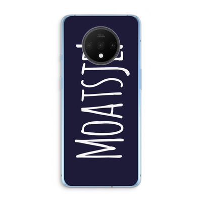 Moatsje!: OnePlus 7T Transparant Hoesje