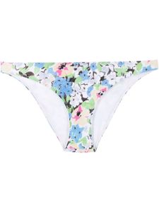 GANNI bas de bikini à fleurs - Bleu