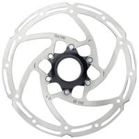 Tektro schijfrem rotor tr203-35 ø203mm, centerlock, zilver