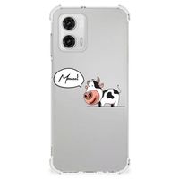 Motorola Moto G73 Stevig Bumper Hoesje Cow