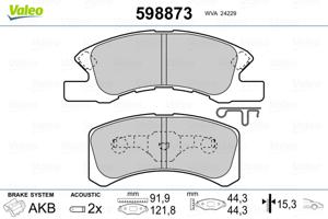 Valeo Remblokset 598873