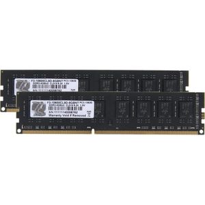 G.Skill 8 GB DDR3-1333 Kit werkgeheugen F3-10600CL9D-8GBNT, NT