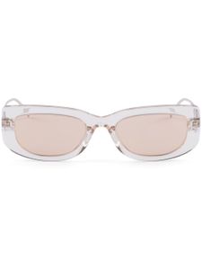 Prada Eyewear lunettes de soleil Symbole à monture transparente - Tons neutres