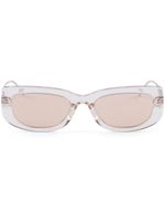 Prada Eyewear lunettes de soleil Symbole à monture transparente - Tons neutres - thumbnail