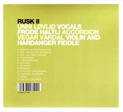Rusk II - CD (7033662071999) Rusk II - CD (7033662071999)