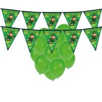 Feestartikelen St. Patricks day incl. ballonnen en feestslinger - thumbnail