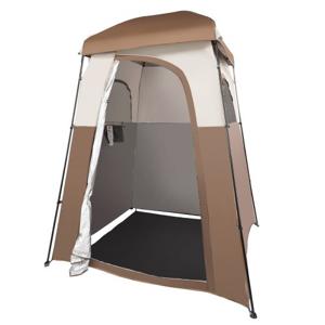 VEVOR Douchetent, Omkleedtent, Toilettent, 66" x 66" x 88" Tent, 1 Persoons Kleedkamer, Privacytent met Zakken, Ophangtouw & Waslijn, voor Aankleden, Omkleden, Toilet, Badkamer