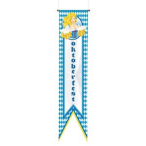 Oktoberfest vlag banner/wimpel 180 cm