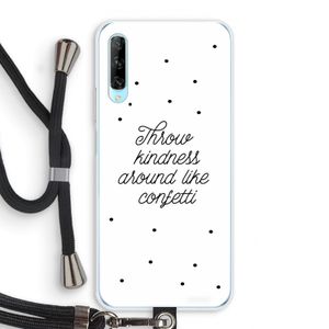 Confetti: Huawei P Smart Pro Transparant Hoesje met koord
