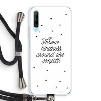 Confetti: Huawei P Smart Pro Transparant Hoesje met koord
