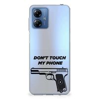Motorola Moto G14 Silicone-hoesje Pistol DTMP - thumbnail