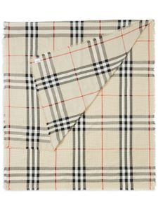 Burberry Vintage-Check print scarf - Blanc