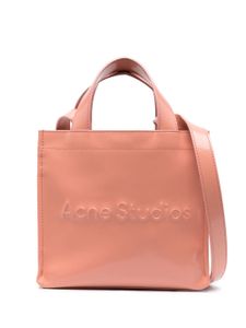 Acne Studios mini sac cabas à logo embossé - Rose