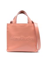 Acne Studios mini sac cabas à logo embossé - Rose