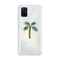 Palmboom: Galaxy A51 4G Transparant Hoesje - thumbnail