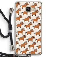 Pony: Samsung Galaxy A5 (2016) Transparant Hoesje met koord