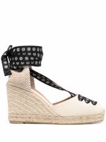Castañer x 10 Corso Como espadrilles compensées à bride cheville - Tons neutres