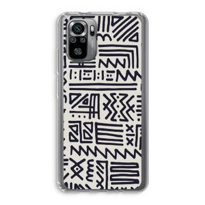 Marrakech print: Xiaomi Redmi Note 10S Transparant Hoesje