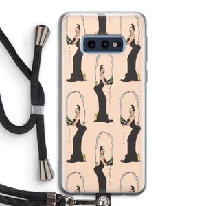 Pop Some Kim: Samsung Galaxy S10e Transparant Hoesje met koord