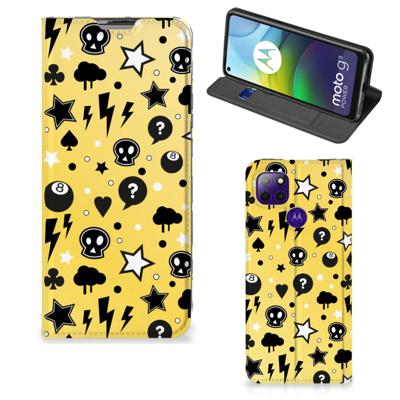 Mobiel BookCase Motorola Moto G9 Power Punk Geel Mobiel BookCase Motorola Moto G9 Power Punk Geel