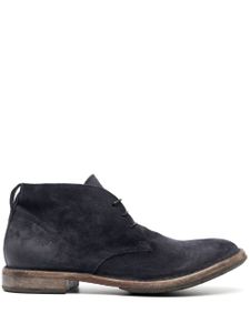 Moma bottines Polacco en daim - Bleu