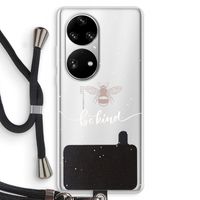 Be(e) kind: Huawei P50 Pro Transparant Hoesje met koord