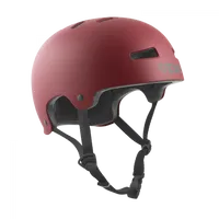 Evolution Solid Color Satin Oxblood - Skate Helm