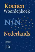Koenen woordenboeken  -   Koenen Woordenboek Nederlands - thumbnail