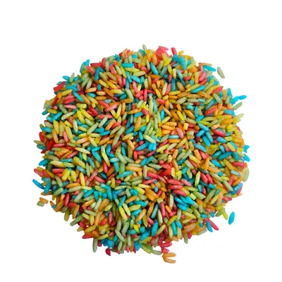 Speelrijst regenboog mix van Grennn 750 gram