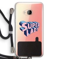 Superlady: HTC U Play Transparant Hoesje met koord Superlady: HTC U Play Transparant Hoesje met koord