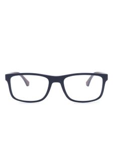 Emporio Armani lunettes de vue à monture carrée - Bleu