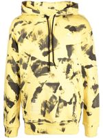 Mauna Kea hoodie à imprimé abstrait - Jaune