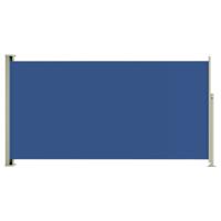 vidaXL Tuinscherm uittrekbaar 160x300 cm blauw