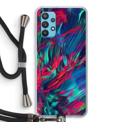 Pilgrims Of The Sea: Samsung Galaxy A32 4G Transparant Hoesje met koord