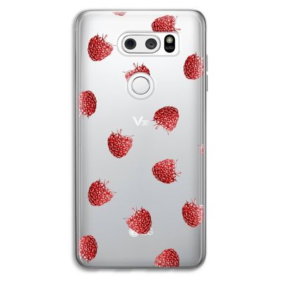 Framboosjes: LG V30 Transparant Hoesje